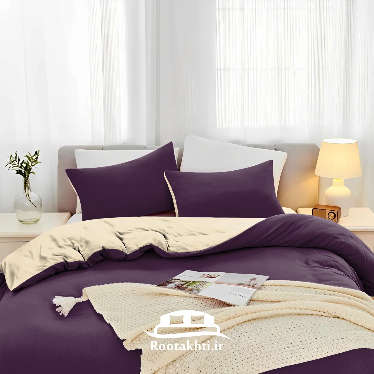 روتختی بنفش کرم