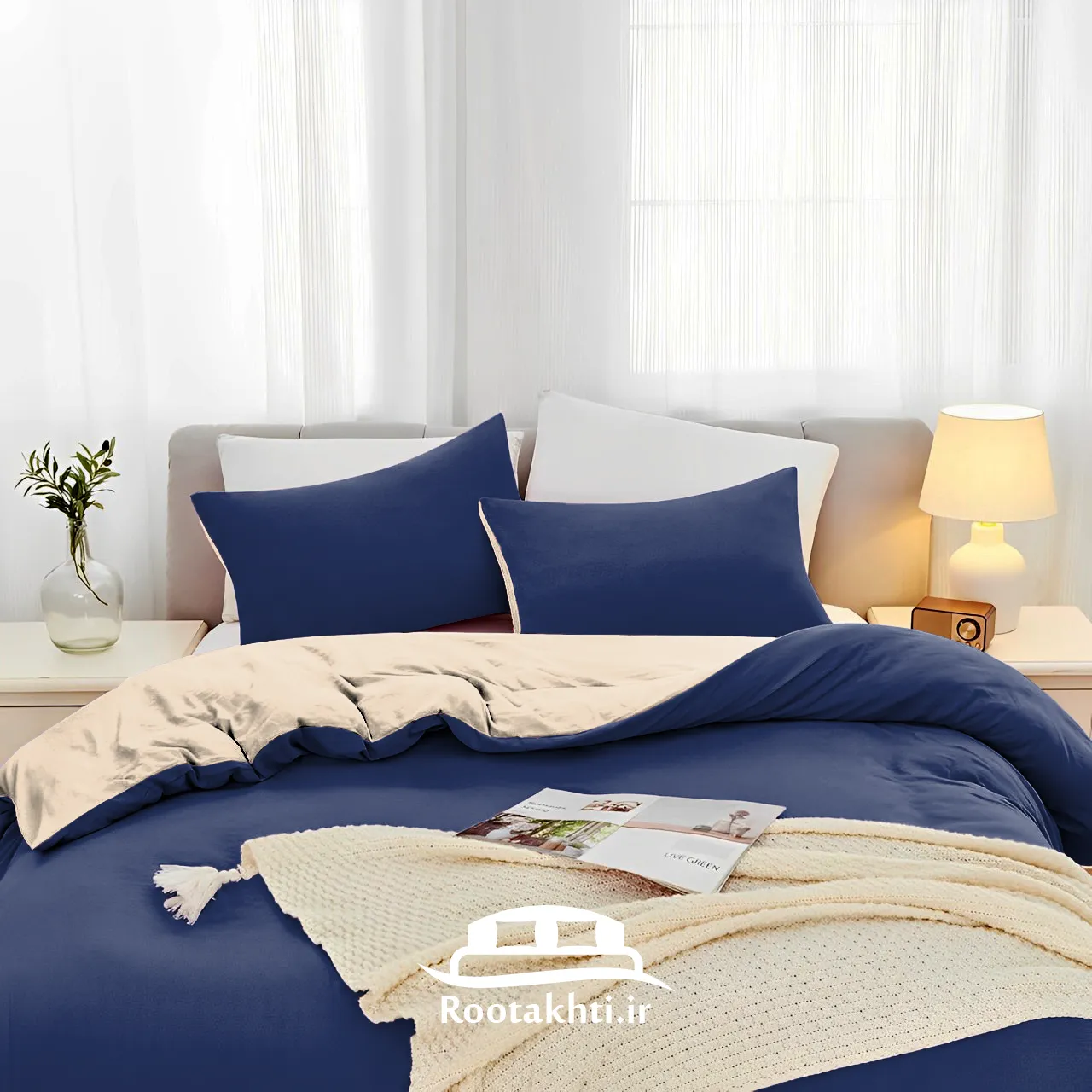 روتختی سرمه‌ای کرم