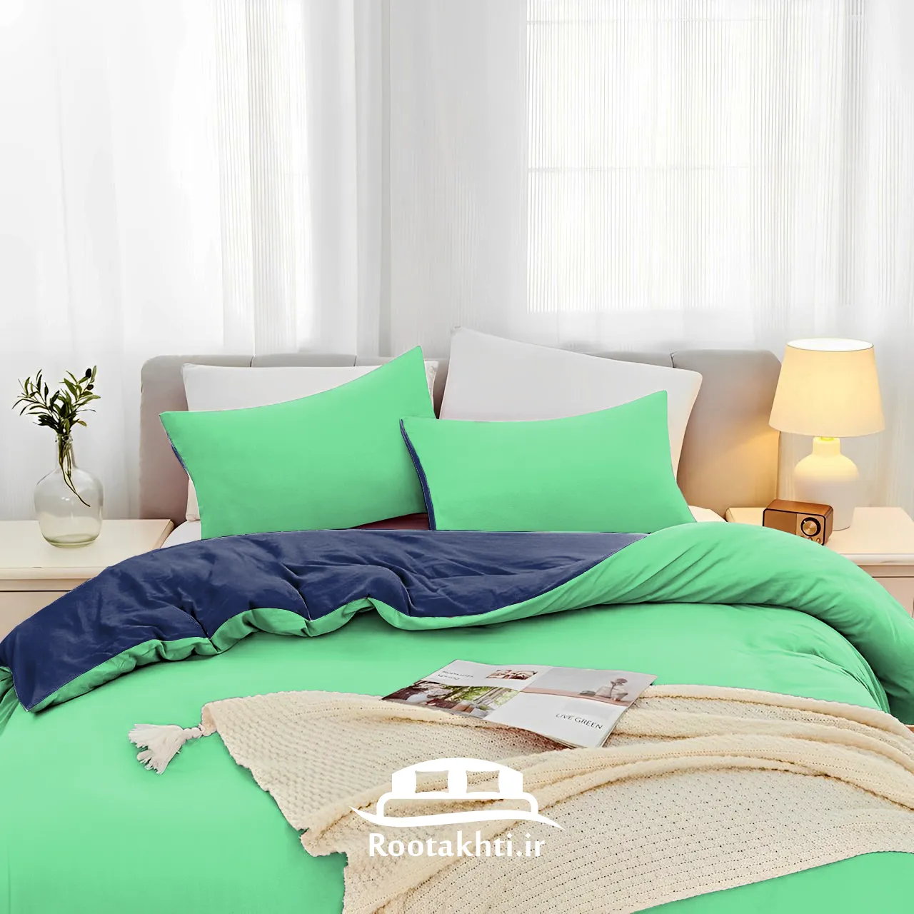 روتختی سرمه‌ای سبز