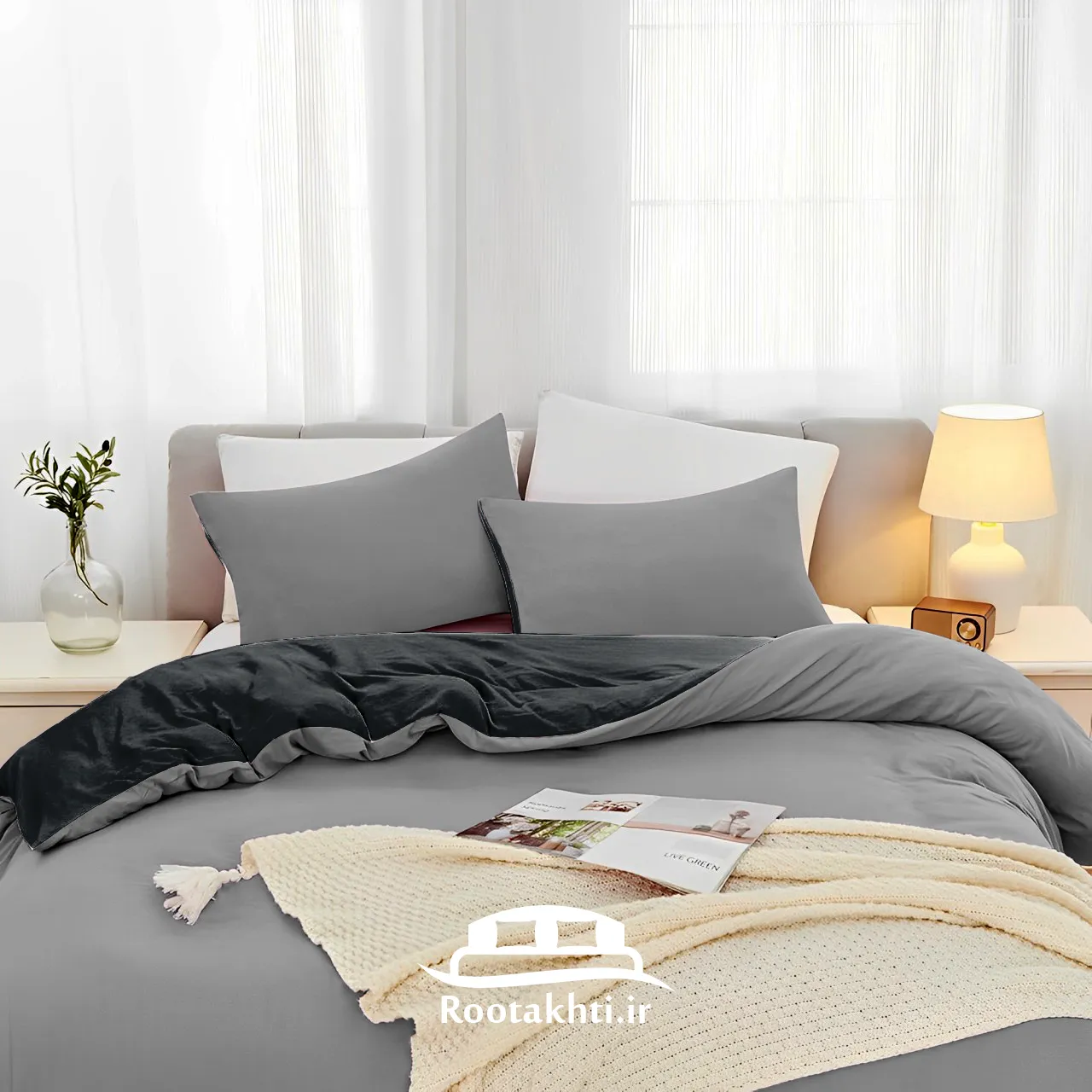 روتختی طوسی مشکی روتختی طوسی مشکی