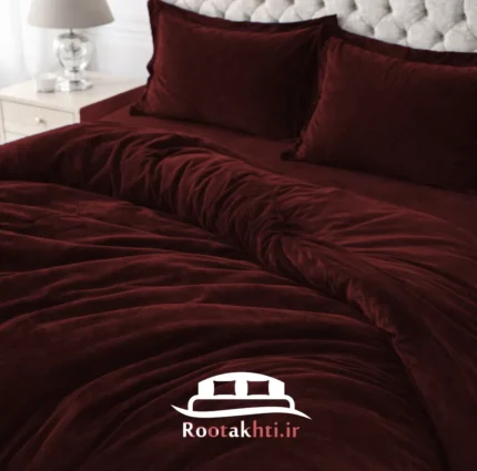 روتختی مخمل عنابی